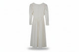 Maxi Dress Button-Front White Size 10