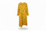 LK Bennett Yellow Floral Maxi Dress