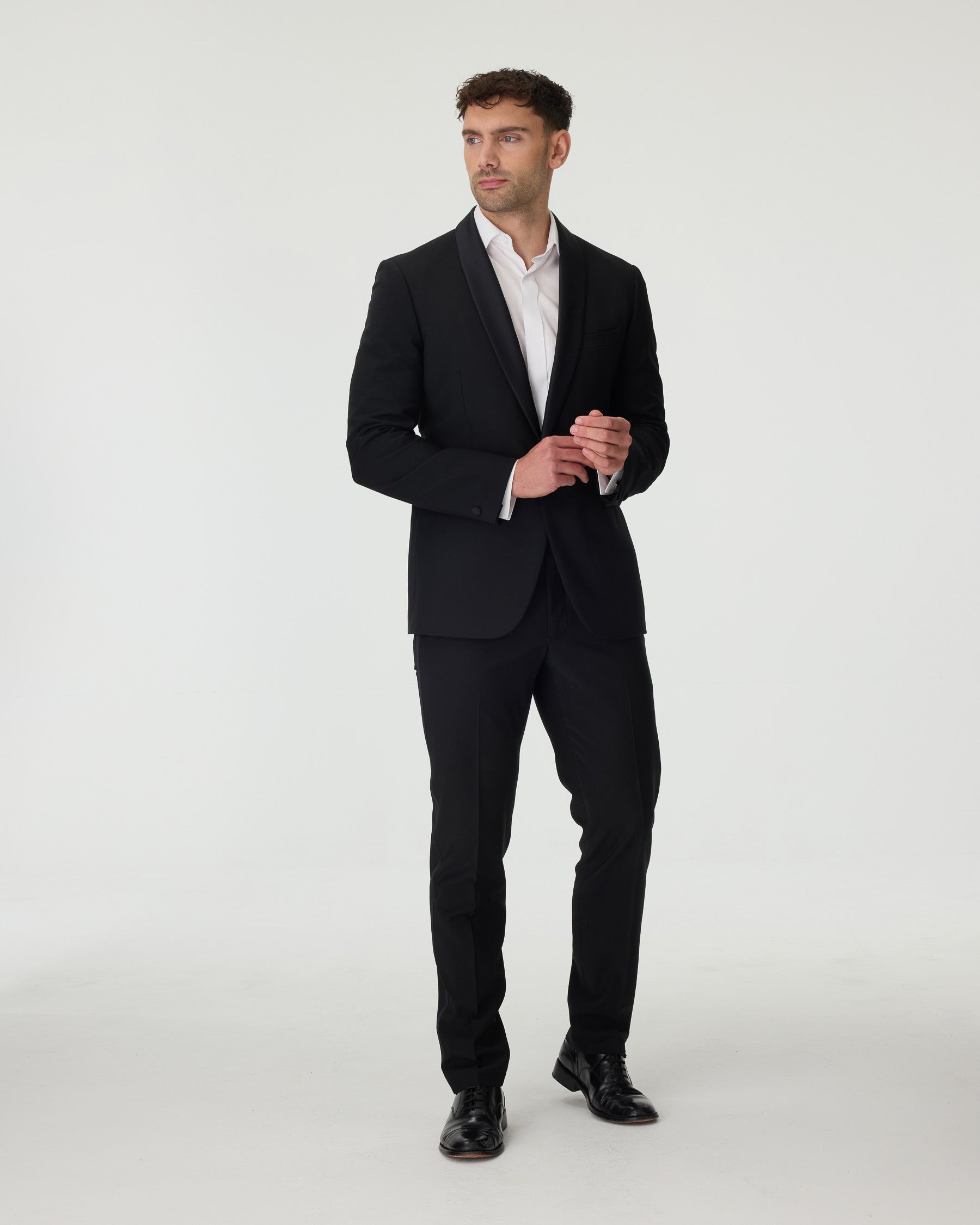 Black Slim Fit 2-Piece Tuxedo Suit