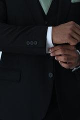 Black Slim Fit Suit