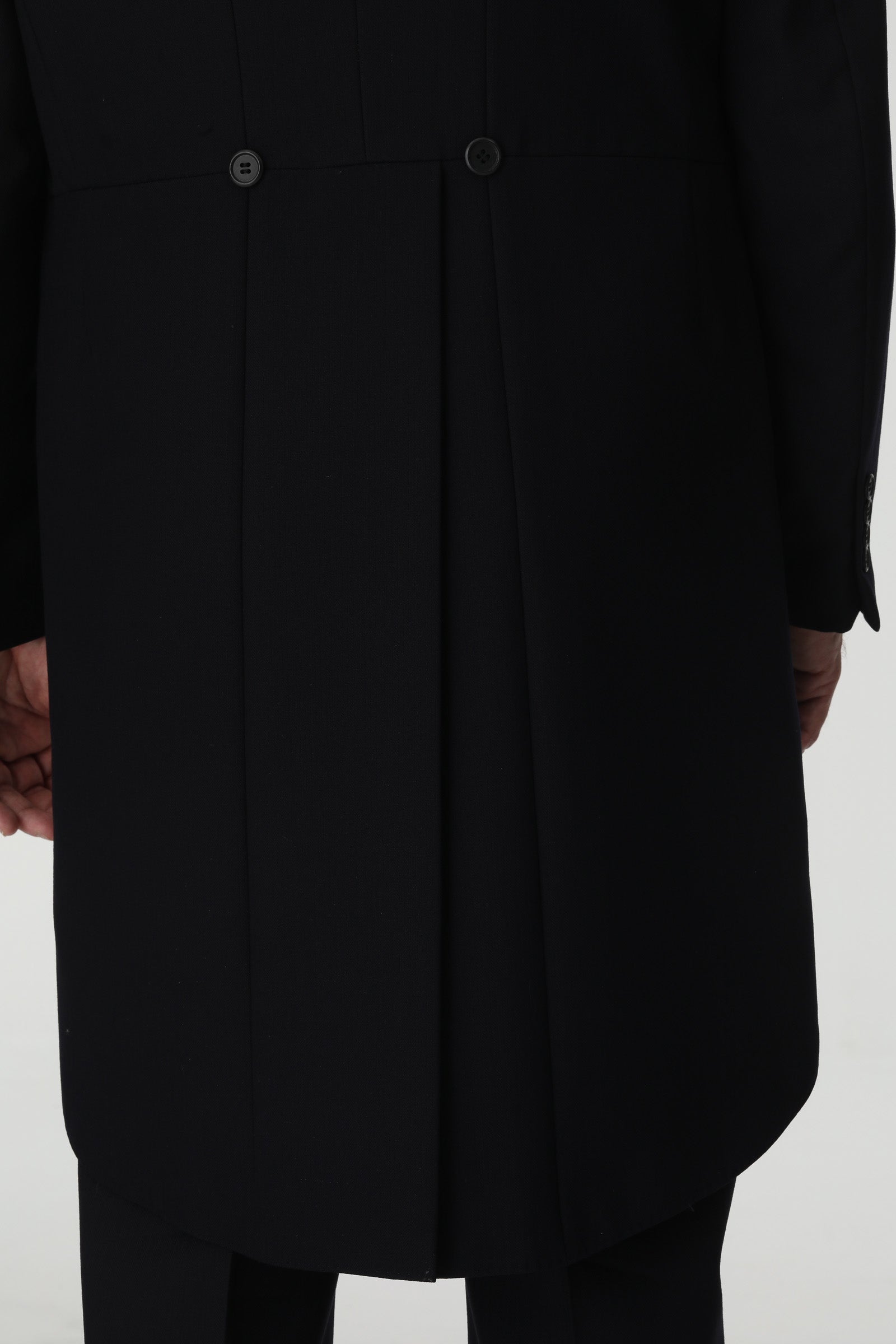Black Tailcoat 3-Piece Suit with Waistcoat