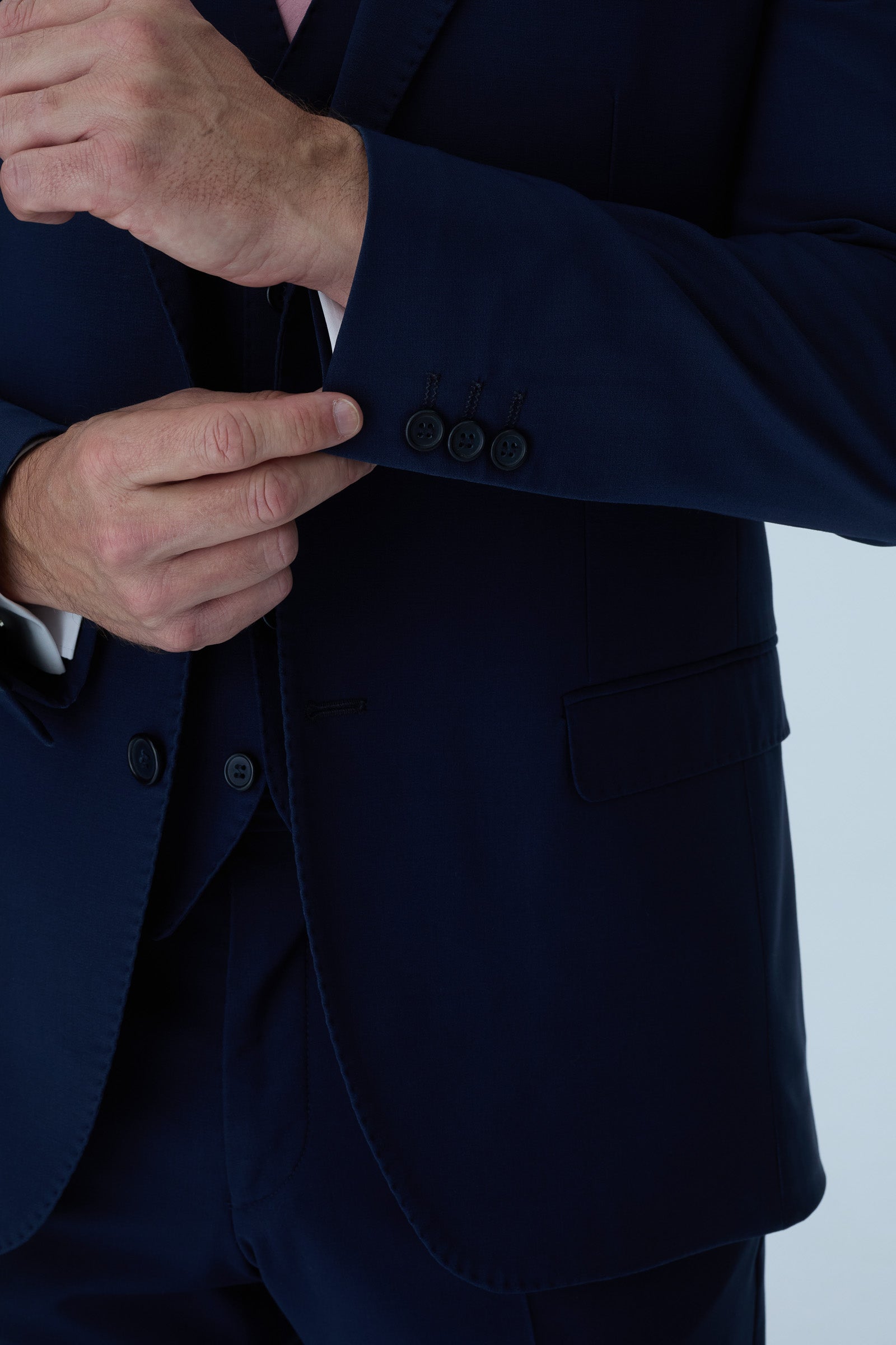 Blue Slim Fit Suit