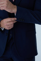Blue Slim Fit Suit