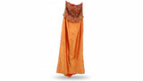 Crimson by Lawrence Kurtz Maxi Dress Embellished Corset Orange Size 6
