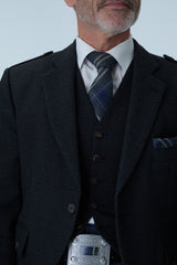 Charcoal Tweed Jacket & Highland Storm Kilt Hire Package