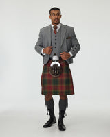 Light Grey Tweed Jacket & Copper Haze Kilt Hire Package