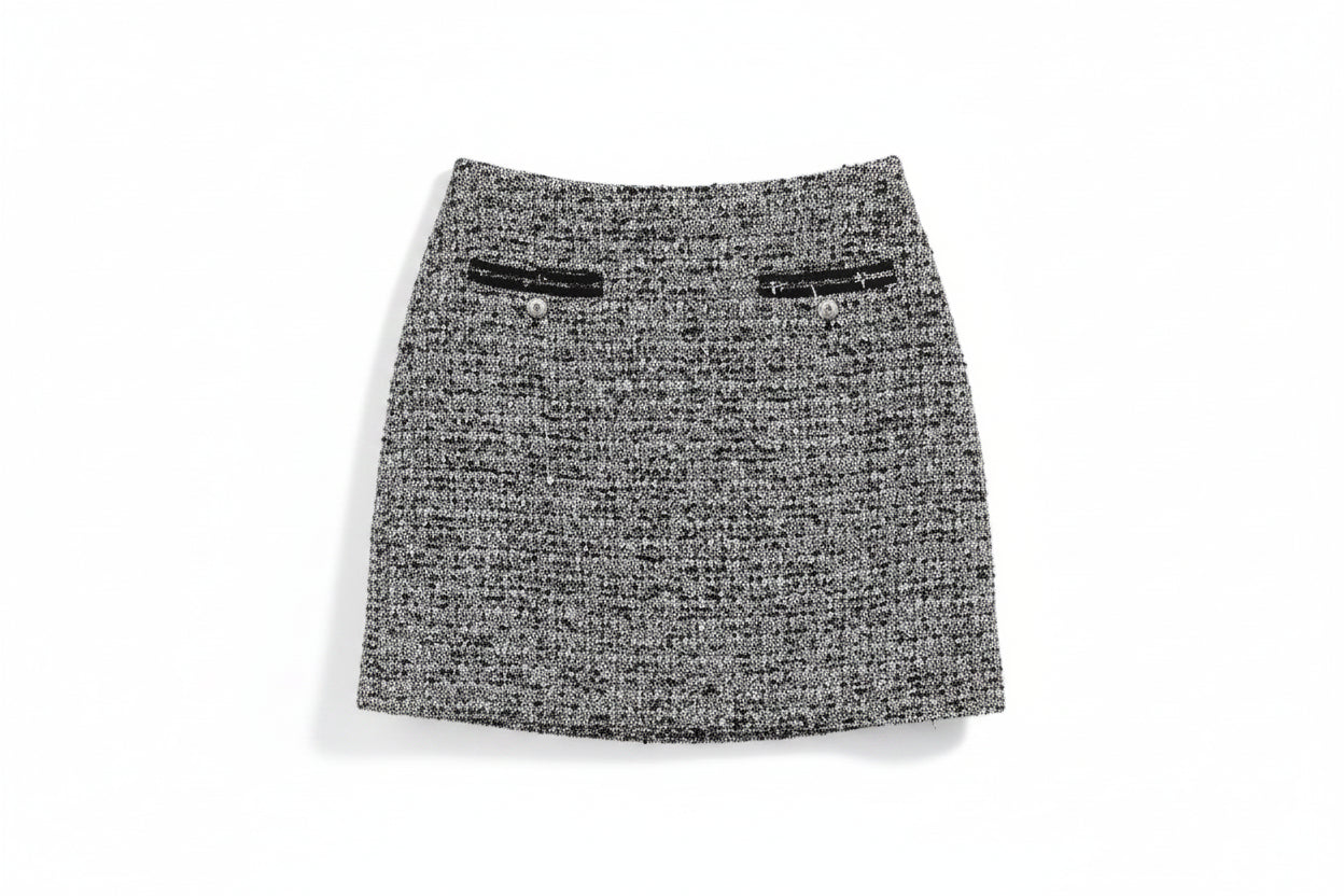 LK Bennett Grey Tailored Pencil Skirt