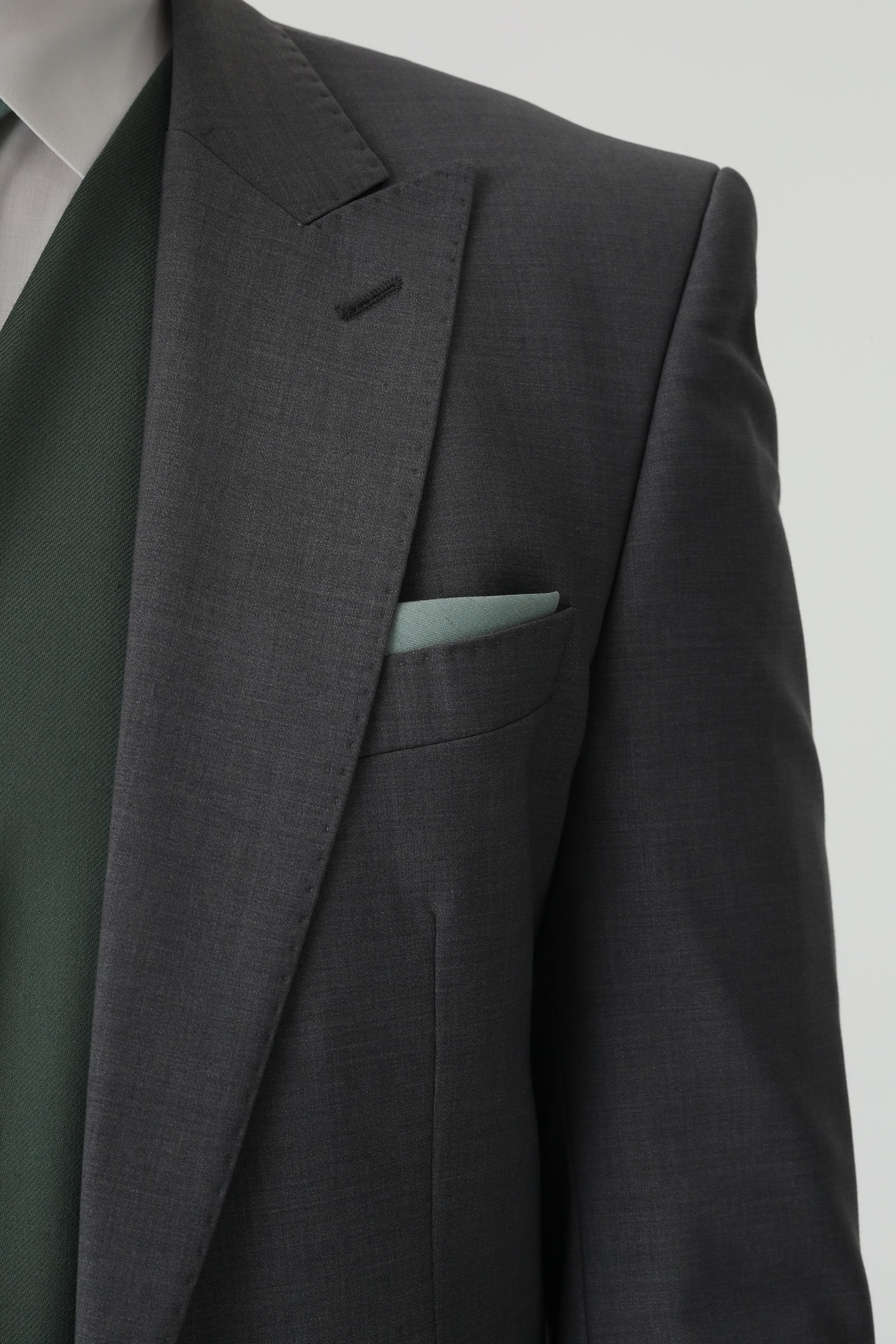 Grey Slim Fit 2-Piece Tailcoat Suit
