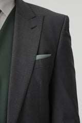 Grey Slim Fit 3-Piece Tailcoat Suit with Waistcoat