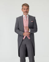 Grey Slim Fit 2-Piece Tailcoat Suit