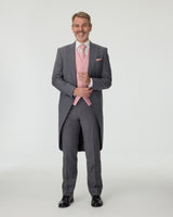 Grey Slim Fit 2-Piece Tailcoat Suit