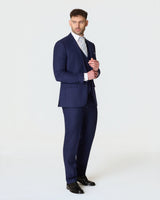 Navy Slim Fit 3-Piece Suit with Waistcoat