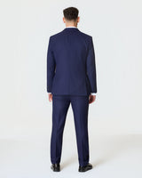 Navy Double Breasted Slim Fit 2-Piece Suit