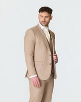 Stone Slim Fit 3-Piece Suit with Waistcoat