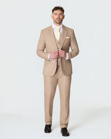 Stone Slim Fit 3-Piece Suit with Waistcoat