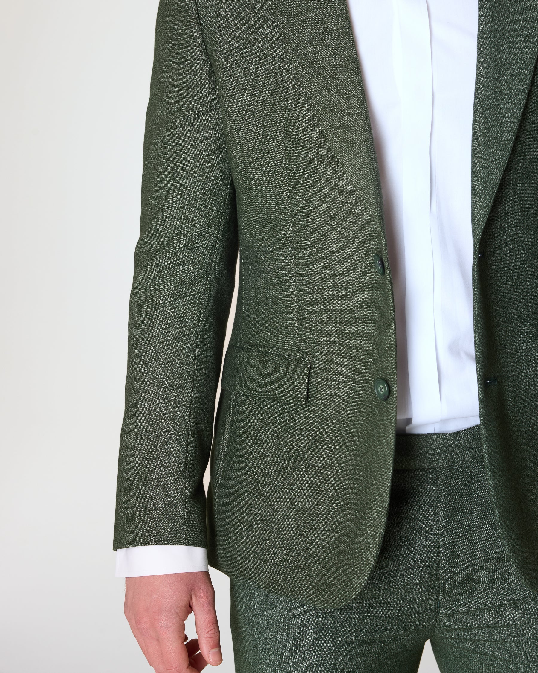 Green Slim Fit 2-Piece Suit