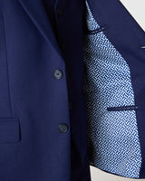 Navy Double Breasted Slim Fit 3-Piece Suit with Waistcoat