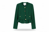 LK Bennett Green Peplum Blazer