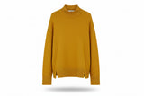 LK Bennett Yellow Oversized Mock Neck Sweater