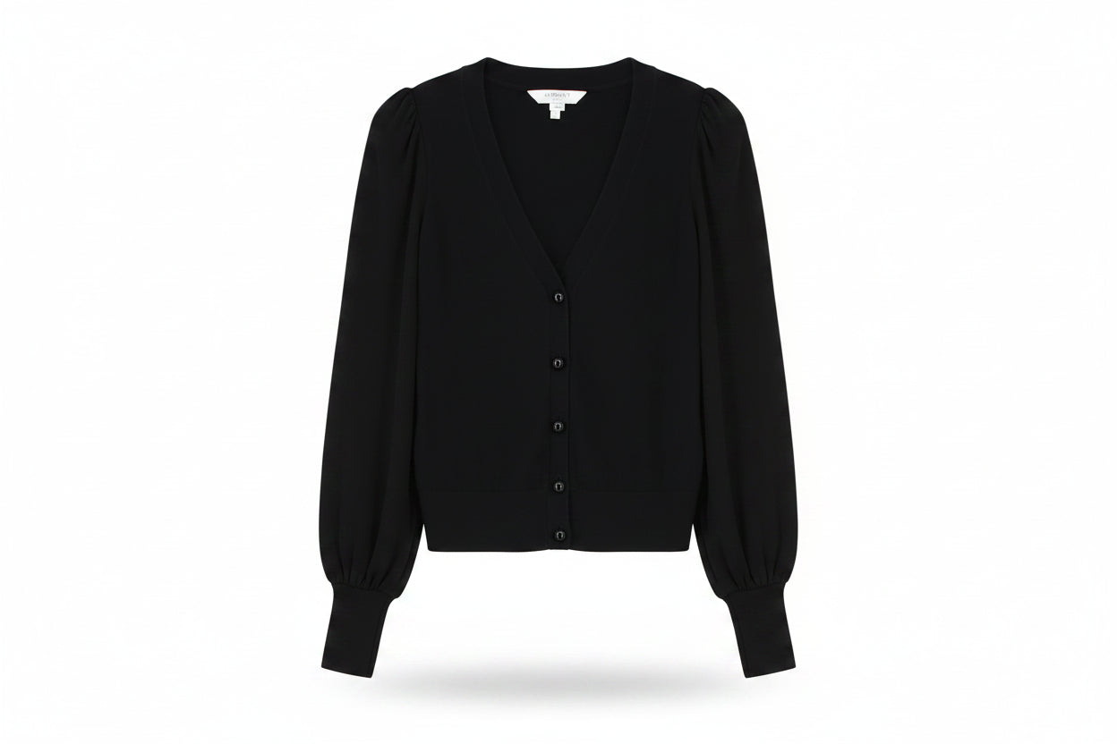 LK Bennett Black V-neck Cardigan