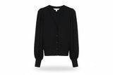 LK Bennett Black Button-Front Cardigan