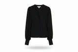 LK Bennett Black Button-Front Cardigan