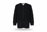 LK Bennett Black Button-Front Cardigan