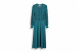 LK Bennett Green Knit Maxi Dress
