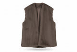 LK Bennett Brown Longline Vest