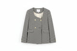 LK Bennett Black Double-Breasted Blazer