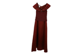 Patra Maxi Dress Draped Cowl Red Size 8