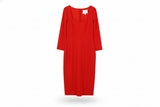 LK Bennett Red Tailored Maxi Dress