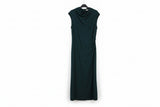LK Bennett Green Draped Maxi Dress