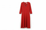 LK Bennett Red maxi dress