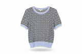 LK Bennett Blue Boxy Knit Tunic