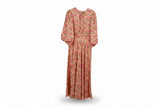 LK Bennett Pink Floral Flowy Maxi Dress