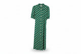 LK Bennett Green Shirt Maxi Dress Size 14
