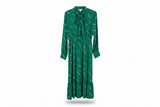 LK Bennett Green Maxi Shirt Dress Size 8
