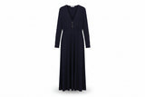 LK Bennett Navy Empire Maxi Dress Size 16