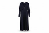 LK Bennett Navy A-line Maxi Dress