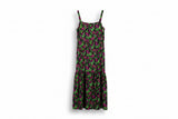 LK Bennett Black Tiered Maxi Slip Dress Size 14