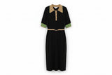 LK Bennett Black Maxi Shirt Dress