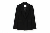 LK Bennett Black Tailored Double-Breasted Blazer