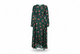 LK Bennett Green Floral Maxi Dress