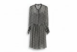 LK Bennett Black Checked Midi Dress