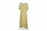 LK Bennett Yellow Blouson Maxi Dress Size 12