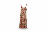 LK Bennett Pink Floral Slip Maxi Dress Size 8
