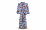 LK Bennett Blue Maxi Shirt Dress Size 8