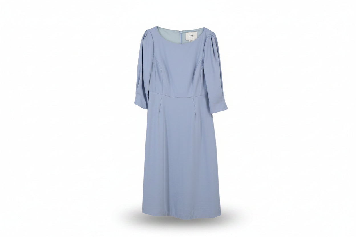 LK Bennett Blue A-line Maxi Dress Size 12