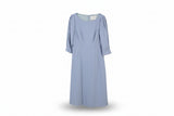 LK Bennett Blue A-line Maxi Dress Size 12